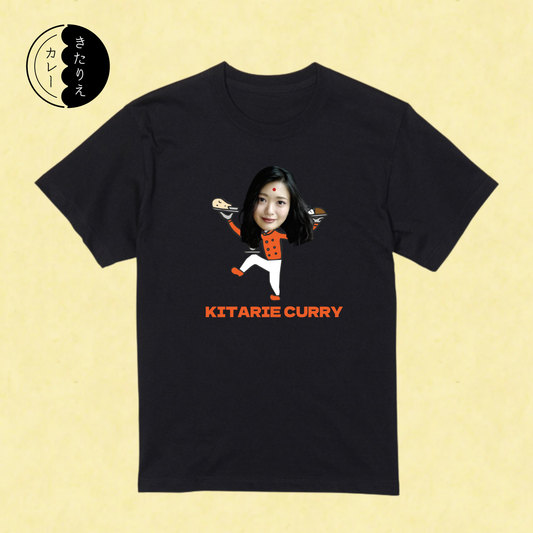 きたりえカレーTシャツ BLACK